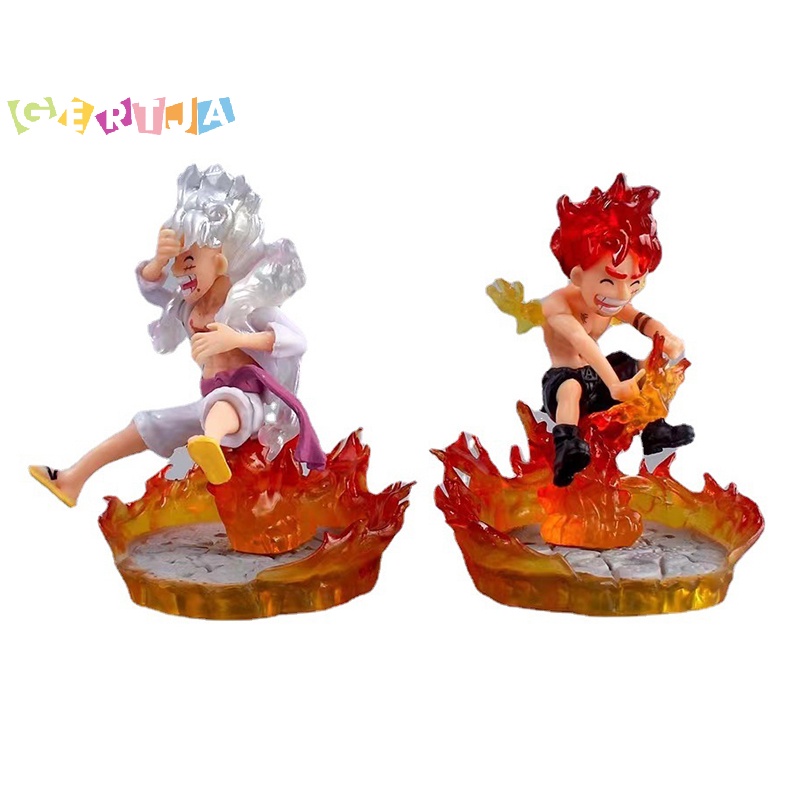 Mô Hình Nhân Vật nika luffy gear 5 Phiên Bản q Trong one piece