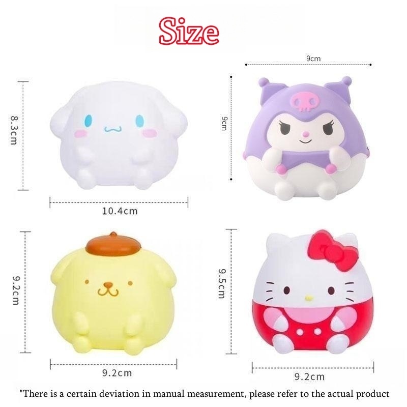 Sanrio Đồ Chơi Nắn Bóp Đàn Hồi Giảm stress Hình Thỏ Đáng Yêu