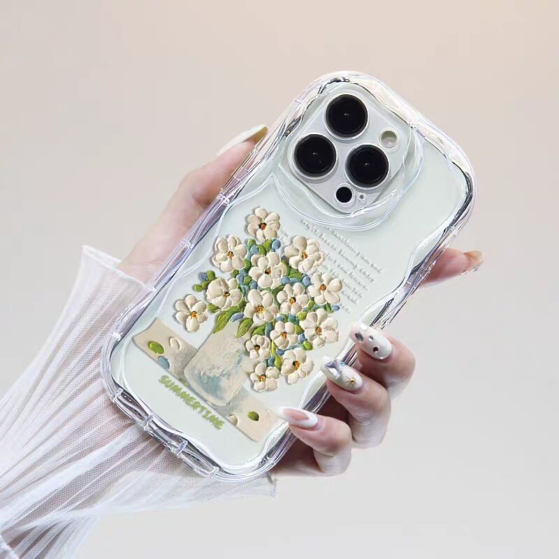 Ôp Điện Thoại Họa Tiết Hoa Xinh Xắn Chống Sốc Cho samsung galaxy a13 a24 a14 a71 a72 a73 g530 j2 j7 prime Ốp