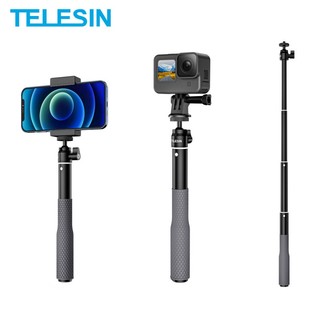 Telesin Gậy Tự Sướng Chống Thấm Nước Xoay 360° Độ Tiện Dụng Gậy selfie Đầu Bi Xoay Được Cho gopro dji osmo action insta360