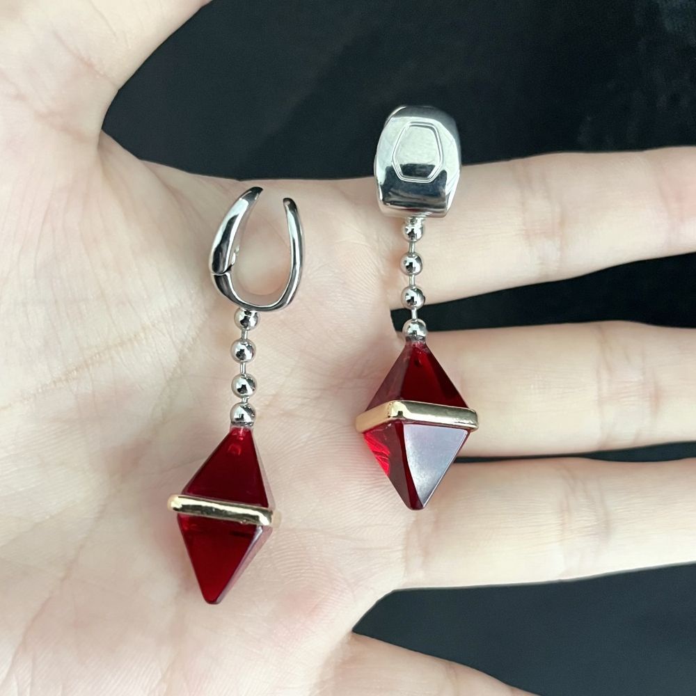 Khuyên Tai Dạng Kẹp Họa Tiết anime hunter kurapika Cho Nam Nữ20230821