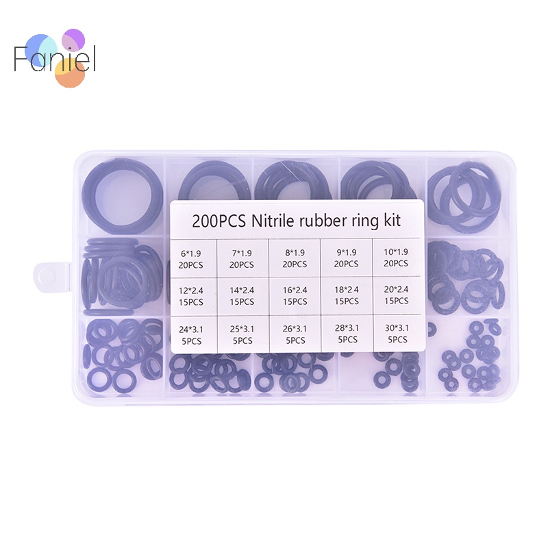 Set 200 Vòng Đệm Cao Su Hình Chữ o Cho Máy Giặt