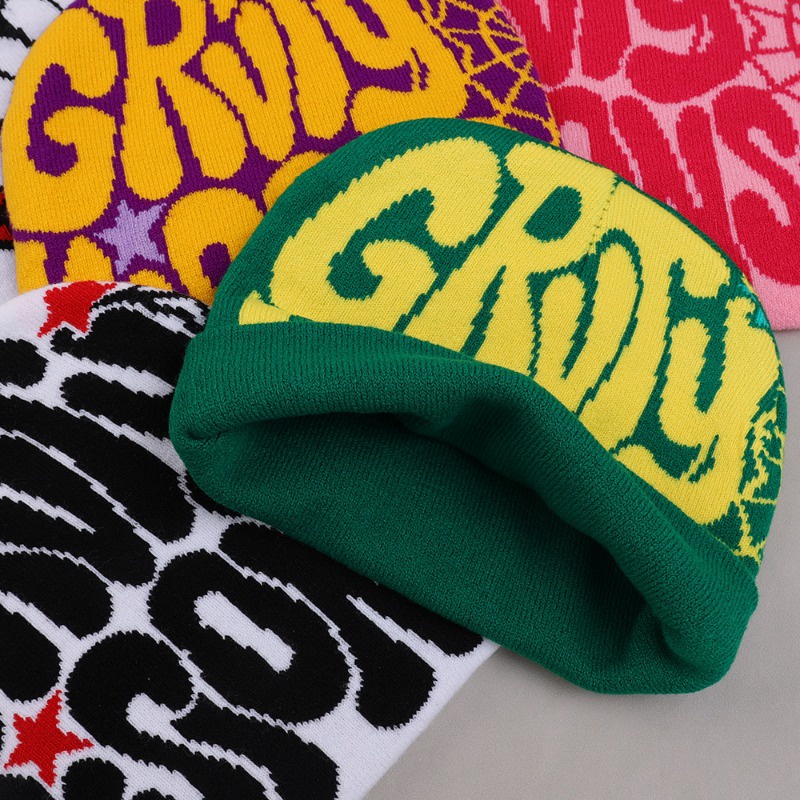 Thời Trang Mũ Dệt Kim In Chữ Phong Cách hip hop Đường Phố Cho Nam / Nữ