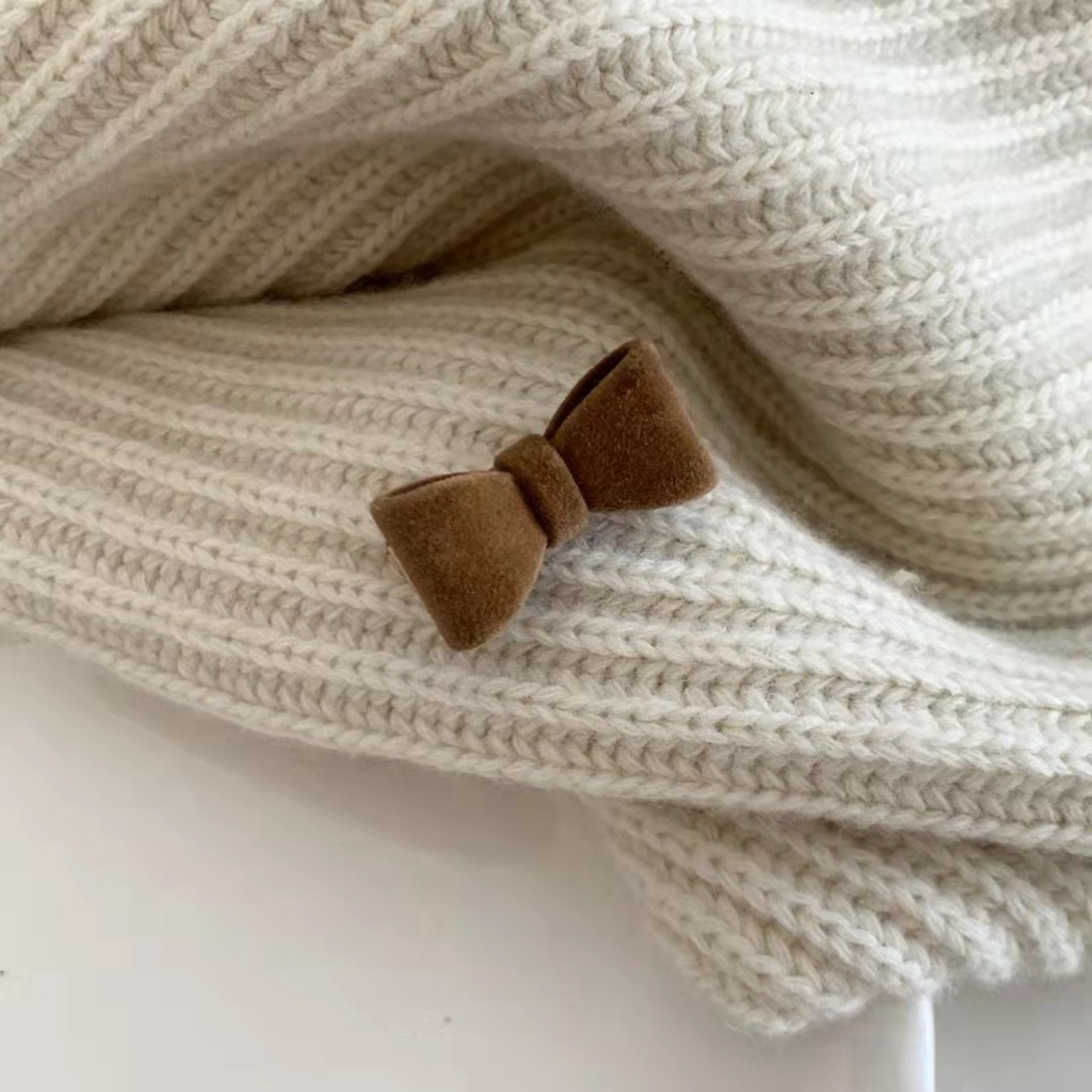 Kẹp Tóc Nơ Nhỏ Bằng Nhung Đơn Giản Dành Cho Nữ