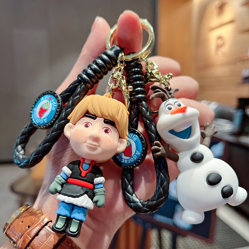 Móc Khóa Hình Búp Bê Công Chúa elsa anna Trong Phim frozen 2 Dễ Thương