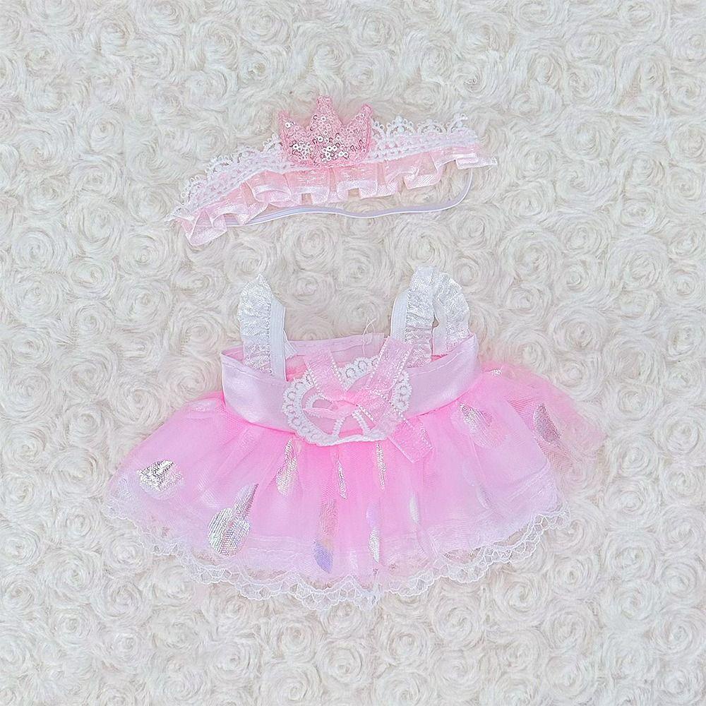 Uumir Đầm mini 20cm Thay Thế Họa Tiết Hoạt Hình Cho Búp Bê