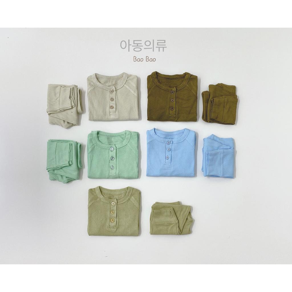 Bộ quần áo dài tay vải xuất dư siêu mềm đẹp BaoBao