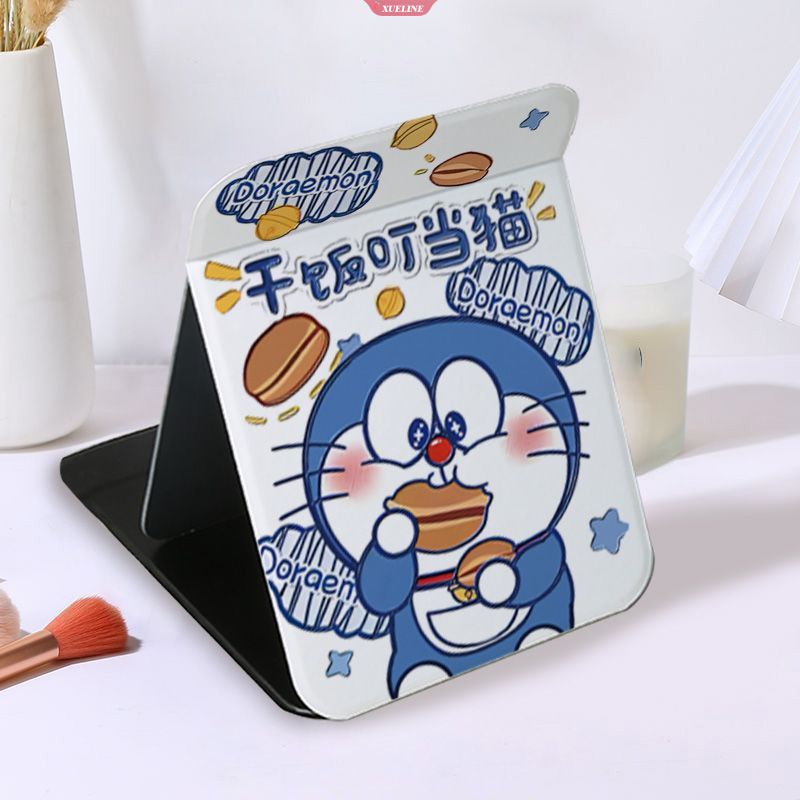 Doraemon Gương Trang Điểm Gấp Gọn Để Bàn Họa Tiết Hoạt Hình Dễ Thương