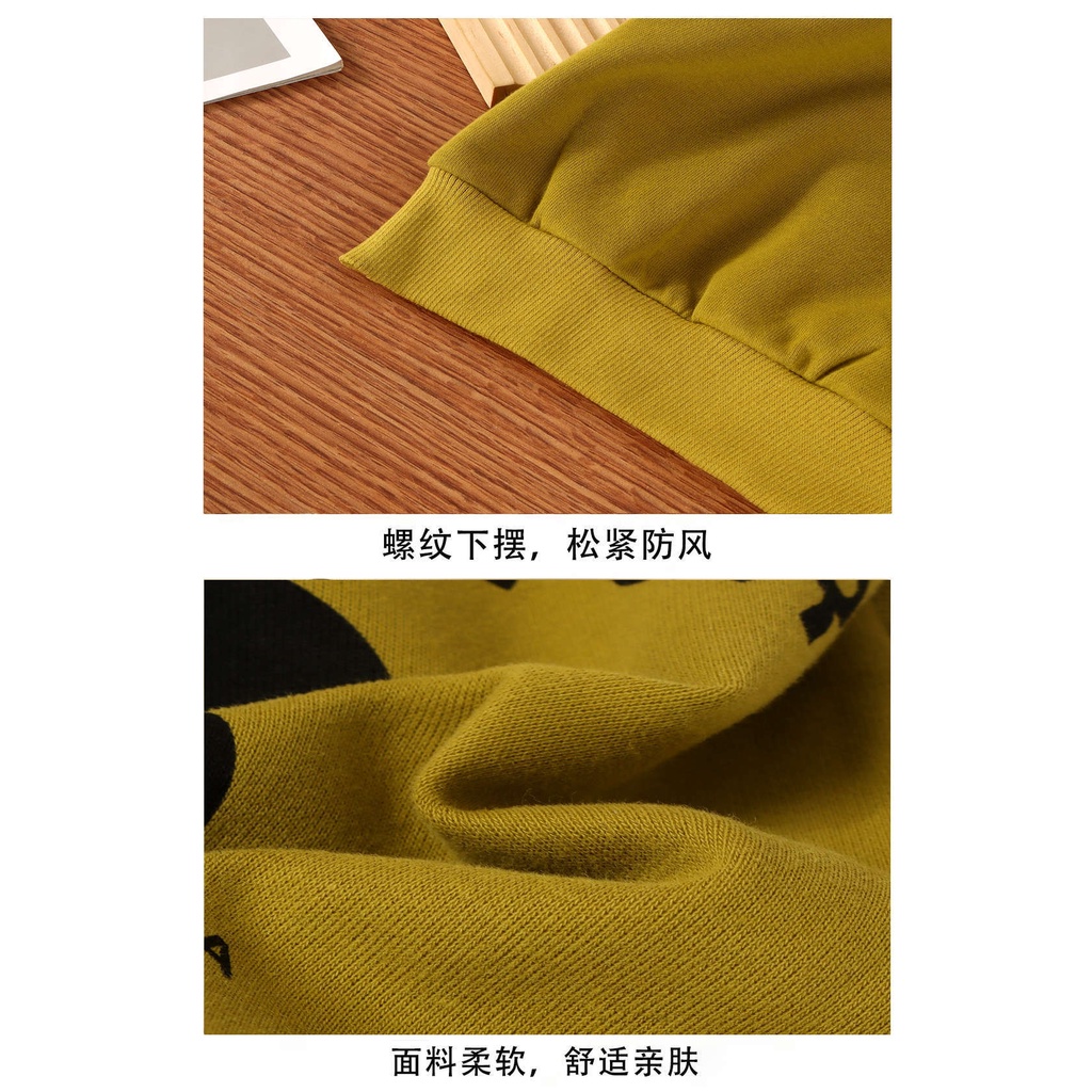 80-160cm Trẻ Em Phong Cách Mới Mùa Thu Áo Giả Hai Mảnh Dài Tay Vừa Lớn Mẹ In Hình Top Phiên Bản Hàn Quốc Thời Trang Phong Cách Mỹ Châu Âu