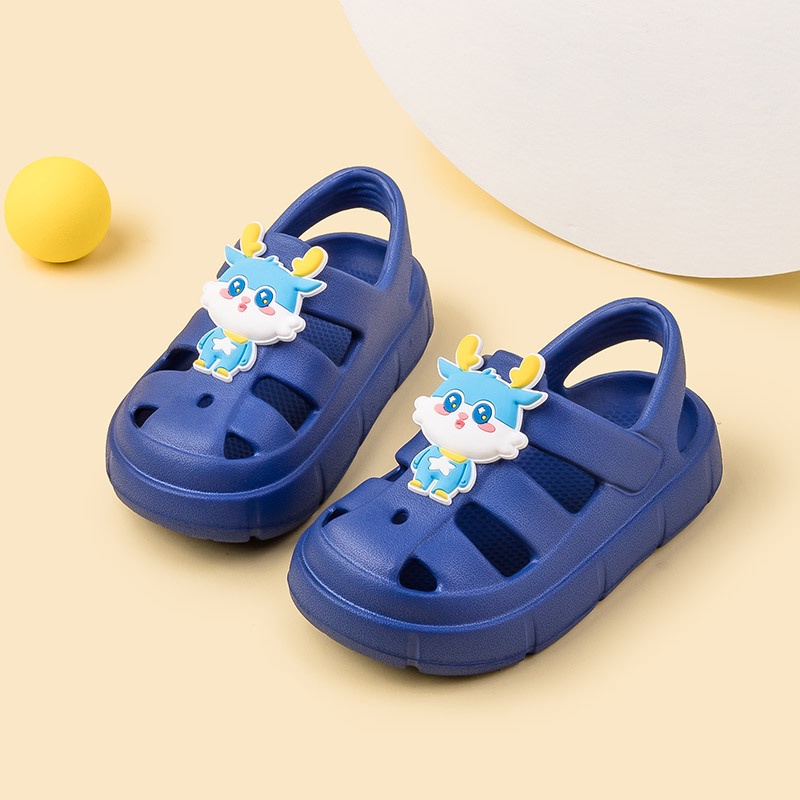 AYUER Xăng đan Đế Mềm Họa Tiết Hoạt Hình Dễ Thương Cho Bé Trai Và Bé Gái