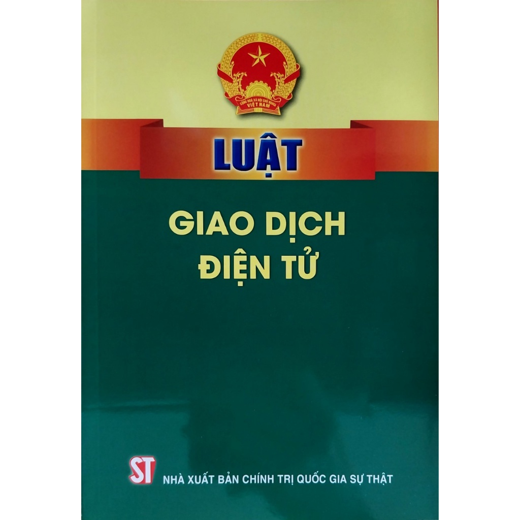 Sách Luật Giao Dịch Điện Tử - Nhà Sách Pháp Luật New