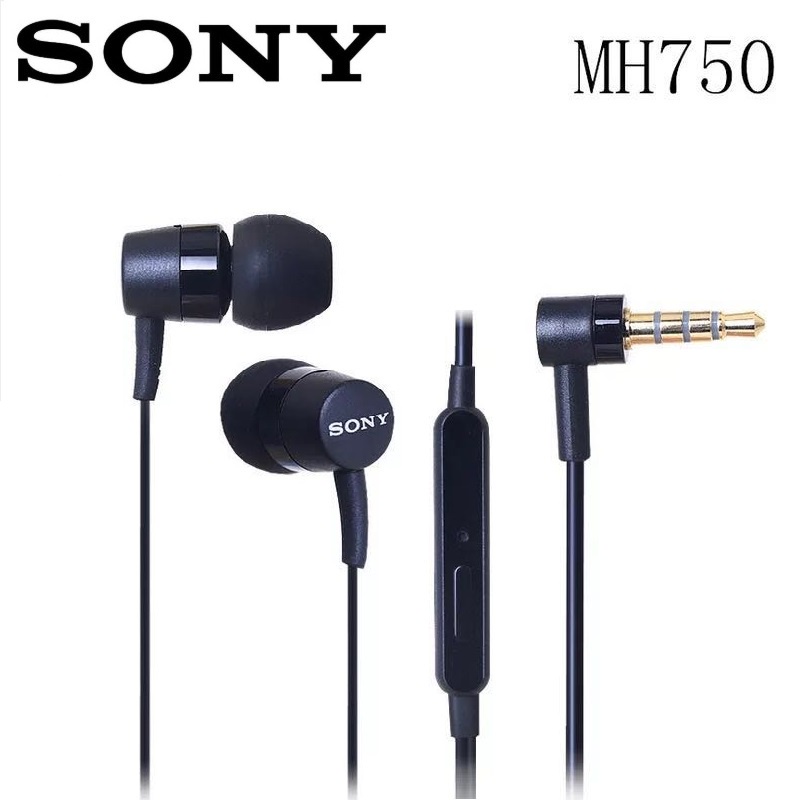 Tai Nghe Siêu Trầm mh750 Giắc Cắm 3.5mm Dùng Cho sony z 1 2 3 xa e5 c3 xzs xz xa1 ultra