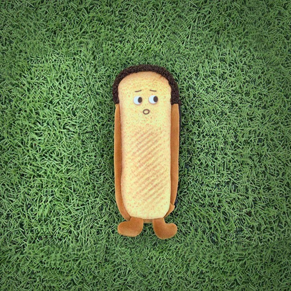 Missups Túi Đựng Bút Hình Bánh Mì Nướng Sức Chứa Lớn Vui Nhộn