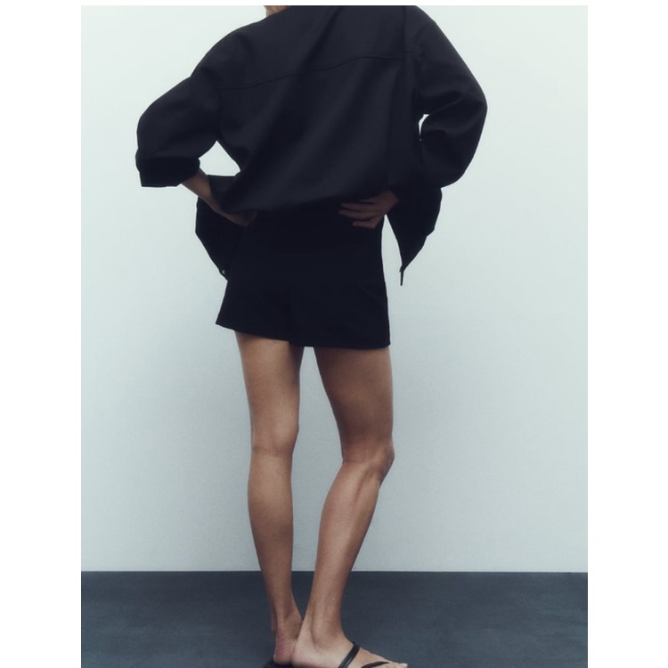 Zara Áo Khoác bomber Tay Dài Cổ Tròn Thời Trang Mùa Thu 232565929