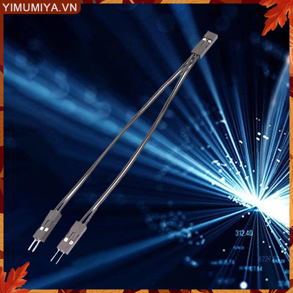 ☼Yimumiya ☼ Cáp Chuyển Đổi 1 Sang 2 10cm 1 female Sang 2 male 2 Pin Cho Bảng Mạch pc