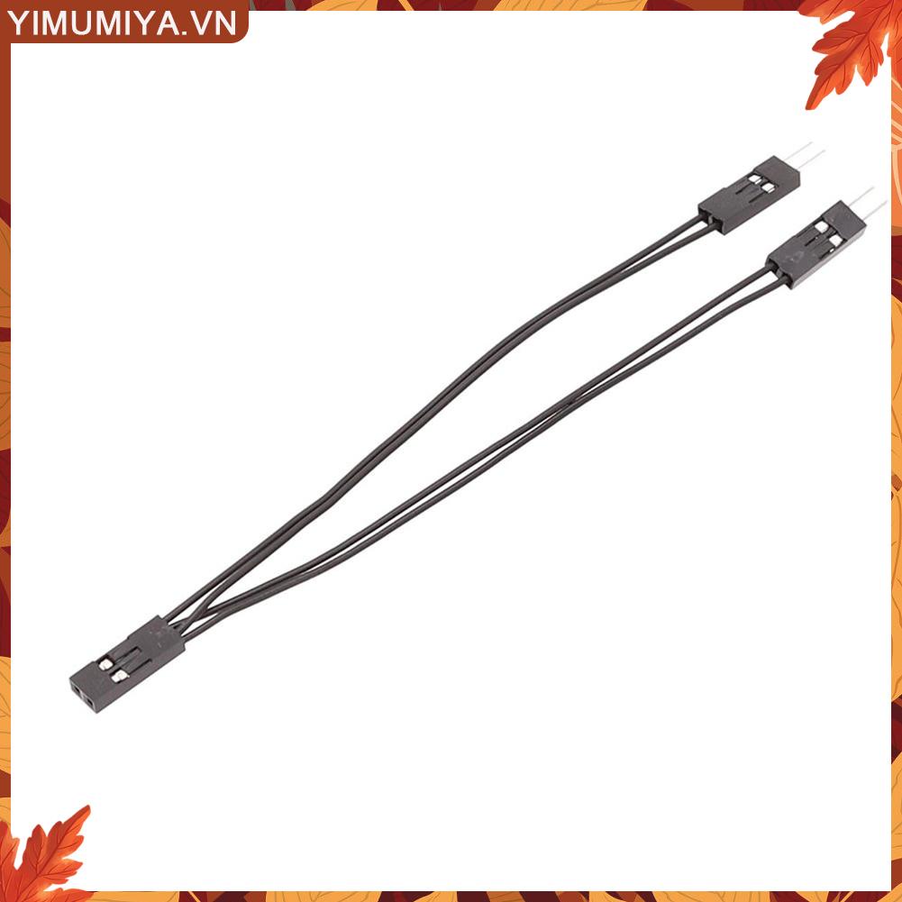☼Yimumiya ☼ Cáp Chuyển Đổi 1 Sang 2 10cm 1 female Sang 2 male 2 Pin Cho Bảng Mạch pc