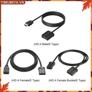 ☼Yimumiya [Chất Lượng Cao]☼ Dây Cáp Chuyển Đổi hdmi e type e Sang Đầu Cắm e type e Cho Xe Hơi
