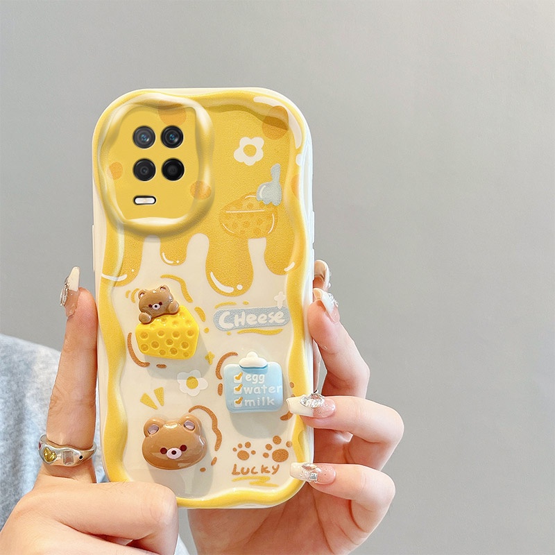 Ốp lưng oppo a54 Ốp Điện Thoại Đính Búp Bê 3d Dễ Thương Cho oppo a54 4g