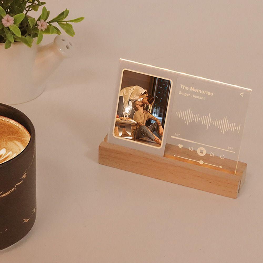 Muvako Giá Đỡ Đèn led 3 inch / Máy Ảnh Để Bàn Bằng acrylic Trong Suốt Chuyên Nghiệp Cho fujifilm instax mini ofiice