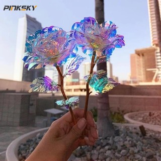 Hoa Hồng Giả Phát Sáng Dùng Trang Trí