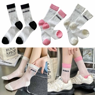 Lu Nữ Cotton Crew Tất Trên Mắt Cá Chân Tất Lưới Nhẹ Tất Rời