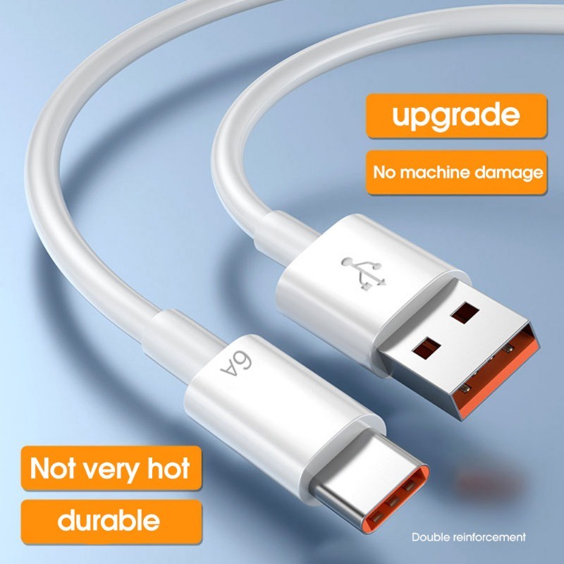 Dây Cáp Sạc Nhanh usb type c 0.25 / 0.3 / 1 / 1.5 / 2m 66w 6a Cho Điện Thoại