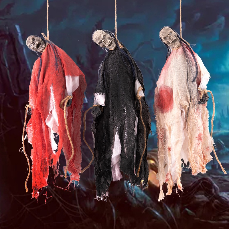 Bộ Đồ Chơi Ma Quỷ Có Nhạc Và Đèn Trang Trí halloween Kinh Dị ykt