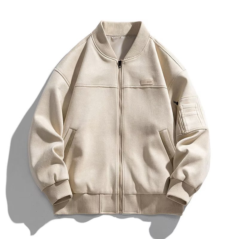 Vunc Áo Khoác Bóng Chày Thời Trang Đường Phố Mỹ Cá Tính Cho Nam