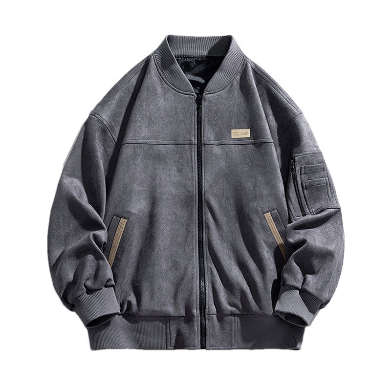 Vunc Áo Khoác Bóng Chày Thời Trang Đường Phố Mỹ Cá Tính Cho Nam