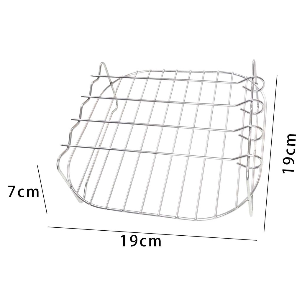 Khay Hai Tầng Dùng Nướng bbq / Pizza / Bánh Mì / Không Khí Thay Thế Cho Bếp Nướng