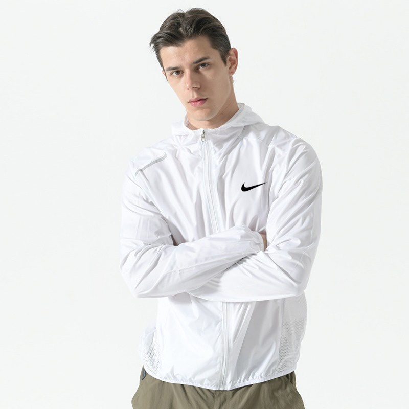 Áo Khoác Thể Thao Chống Tia uv Chống Thấm Nước Có Mũ Trùm Tiện Dụng Dành Cho Nam