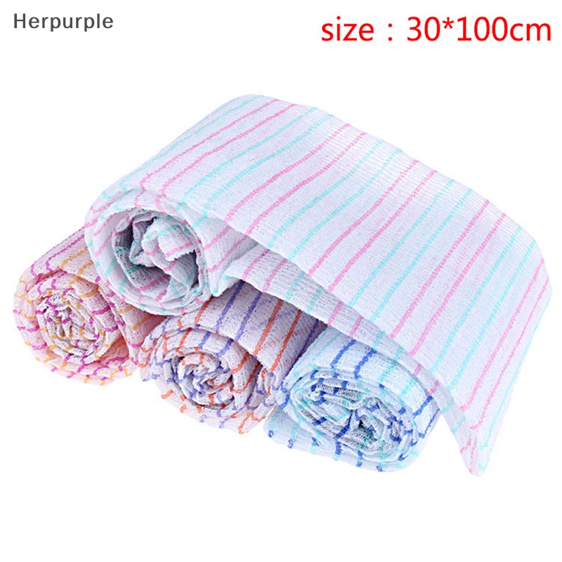 Khăn Tắm Hàn Quốc Loại Dài Tẩy Tế Bào Chết 30x90cm vn