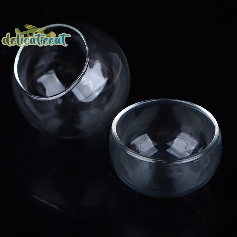 Phụ Kiện Bát Ăn mini Bằng Thủy Tinh Trang Trí Nhà Búp Bê