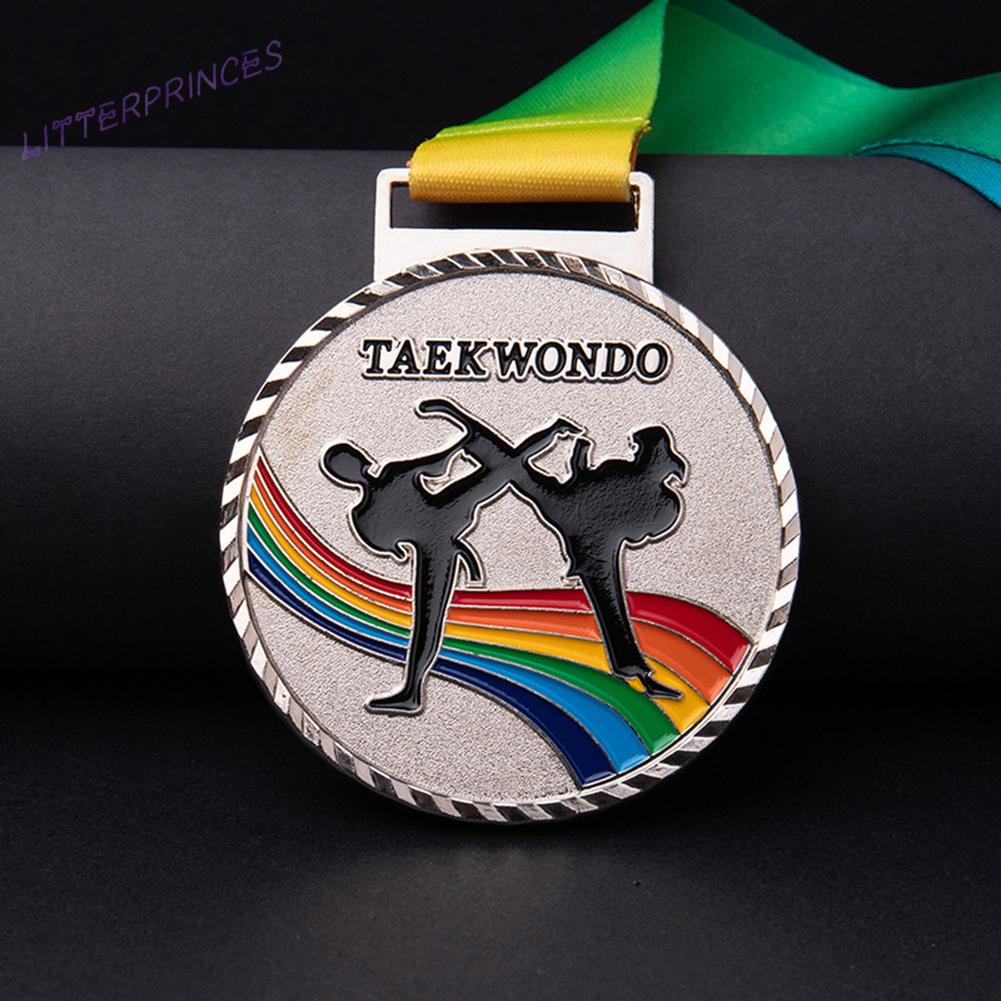 Huy Chương Giải Thưởng Võ Thuật taekwondo Bằng Đồng Màu Vàng / Bạc
