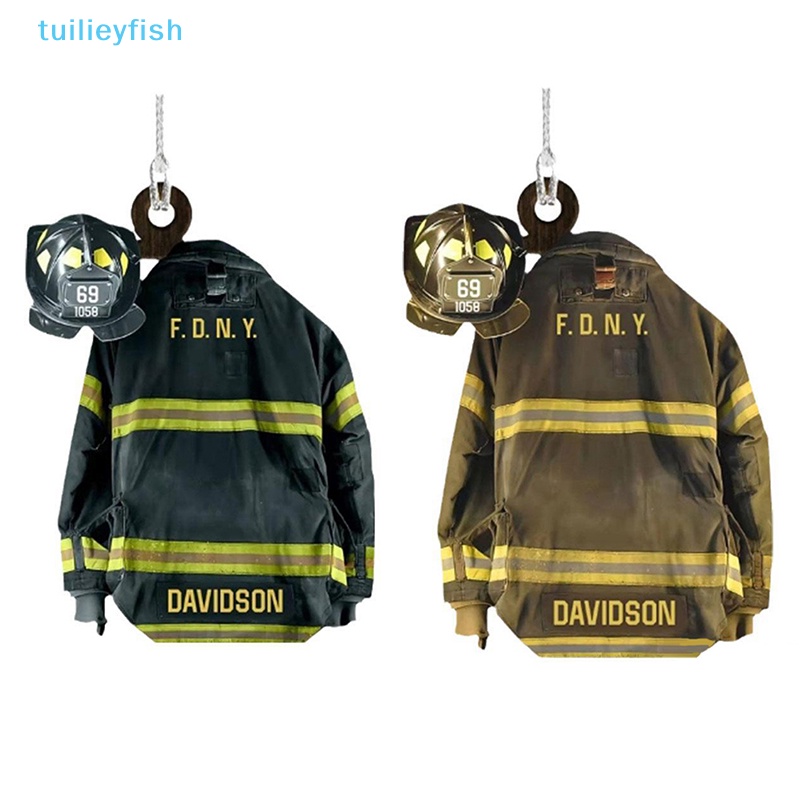 Tuilieyfish Mới Mô Hình Lính Cứu Hỏa Đội Mũ Áo Khoác Trang Trí Quà Tặng