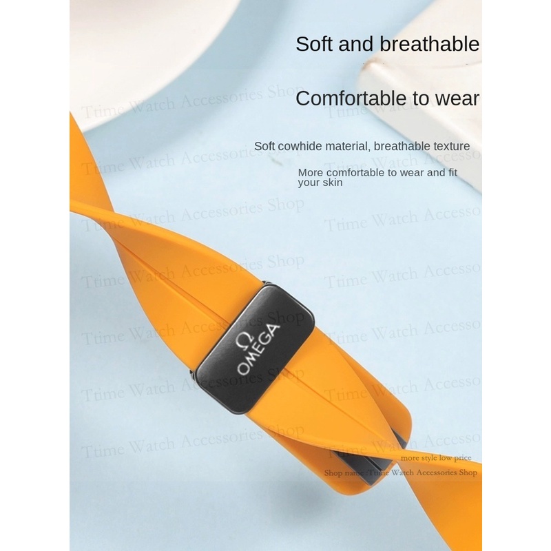 Dây Đeo Silicon 20mm 22mm Kèm Khóa Nam Châm Cho Đồng Hồ Thông Minh seiko 5 skx007 skx009