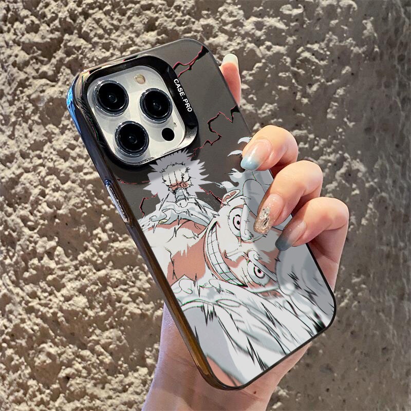 Ốp Điện Thoại Cứng Họa Tiết one piece nika luffy Cho iphone 11 12 13 14 15 pro max 14plus 15plus ip 12promax 13promax 14promax