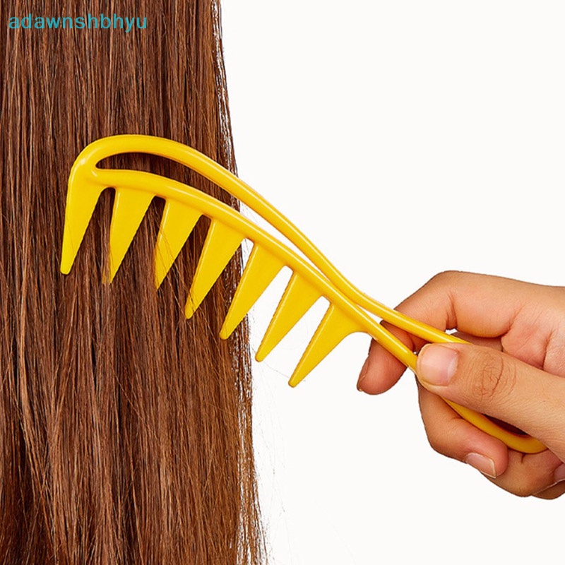 Lược Nhựa Chải Tóc Xoăn Răng Thưa Chuyên Dụng