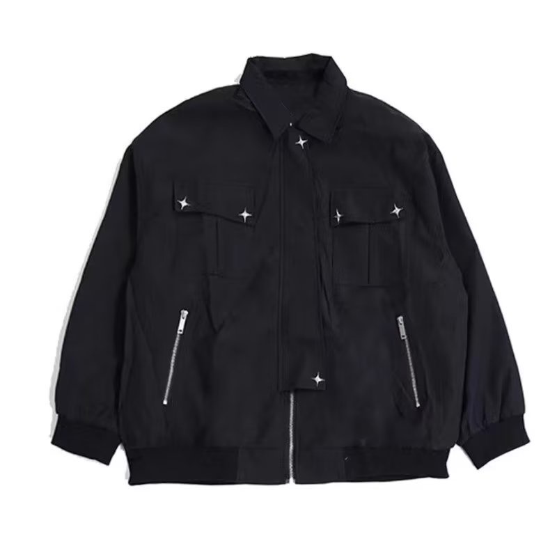 Áo Khoác Dáng Rộng Phong Cách Thời Trang retro Mỹ Dành Cho Cặp Đôi