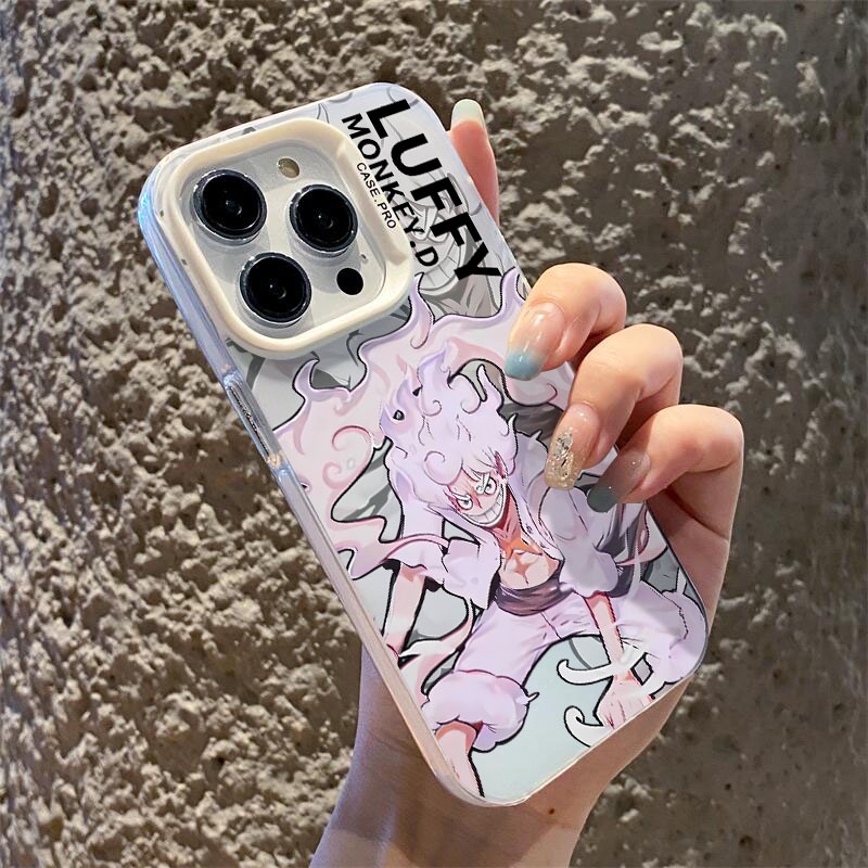 Ốp Điện Thoại Cứng Họa Tiết one piece nika luffy Cho iphone 11 12 13 14 15 pro max 14plus 15plus ip 12promax 13promax 14promax