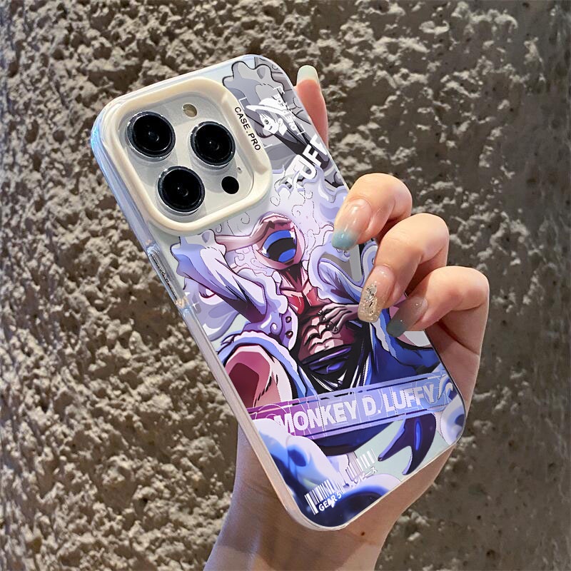 Ốp Điện Thoại Cứng Họa Tiết one piece nika luffy Cho iphone 11 12 13 14 15 pro max 14plus 15plus ip 12promax 13promax 14promax