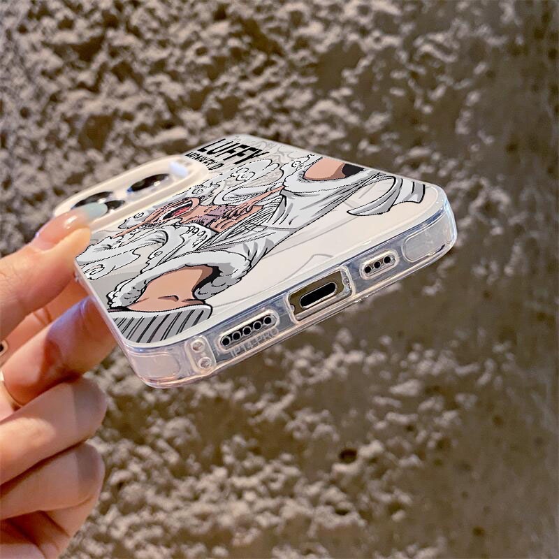 Ốp Điện Thoại Cứng Họa Tiết one piece nika luffy Cho iphone 11 12 13 14 15 pro max 14plus 15plus ip 12promax 13promax 14promax