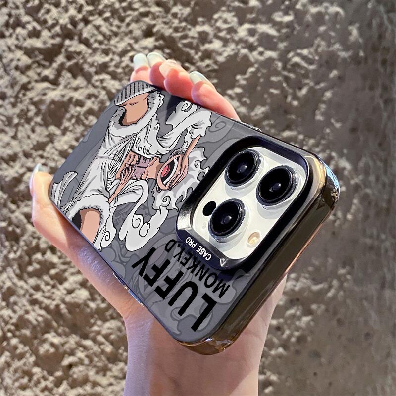 Ốp Điện Thoại Cứng Họa Tiết one piece nika luffy Cho iphone 11 12 13 14 15 pro max 14plus 15plus ip 12promax 13promax 14promax