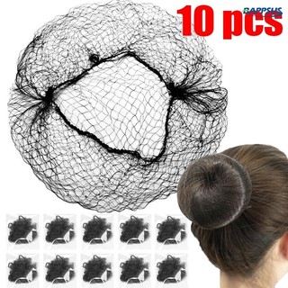 Set 10 lưới búi tóc co giãn màu đen ngọt ngào