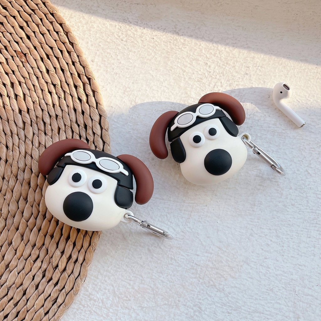 Vỏ Bảo Vệ Hộp Sạc Tai Nghe baseus w04 pro m2s Bằng Silicon Họa Tiết Hoạt Hình 3d Dễ Thương