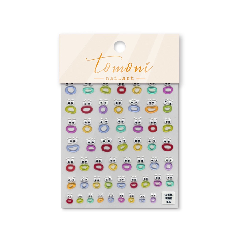 Miếng Dán Trang Trí Móng Tay Hình Tomoni TA251