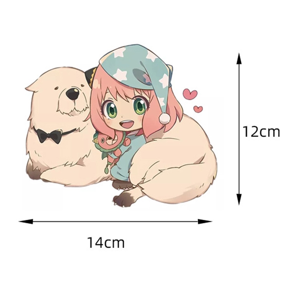 Miếng Dán Trang Trí Hình anime Cao Cấp Cho Xe Hơi Xe Máy