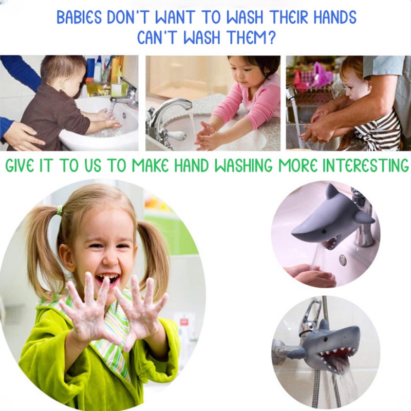 Đầu Nối Dài Vòi Nước Rửa Tay Bằng Silicon Hình Chuột minnie Dễ Thương Cho Bé