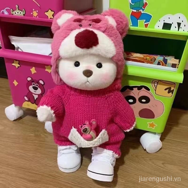 Thú Nhồi Bông Hình Gấu Dễ Thương Cho Bé Gái