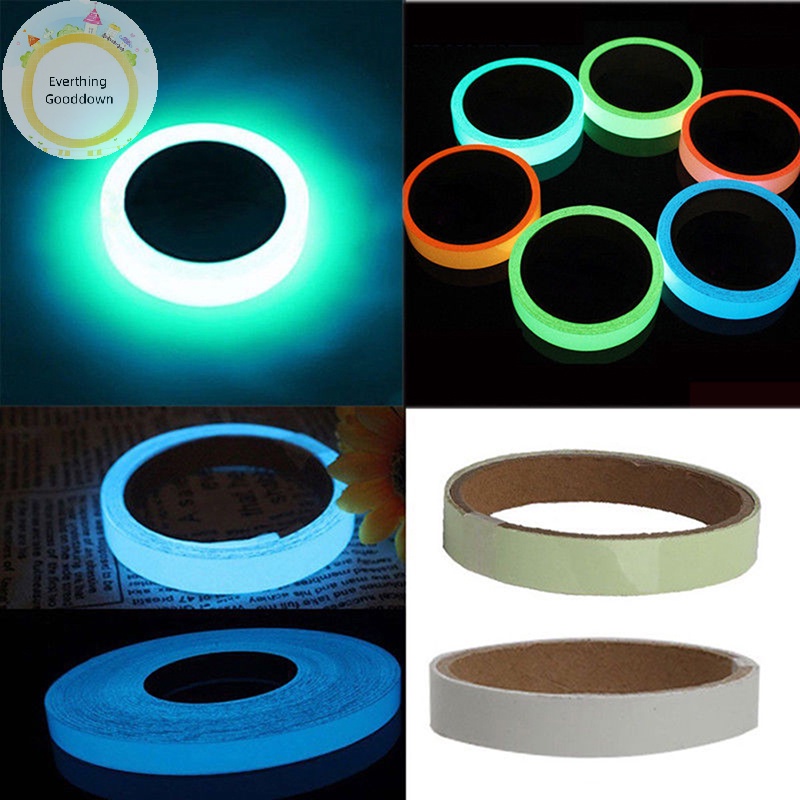 Everthinggood Băng Dính Dạ Quang Chống Thấm Nước Phát Sáng Trong Bóng Tối Trang Trí Nhà Vn vn vn